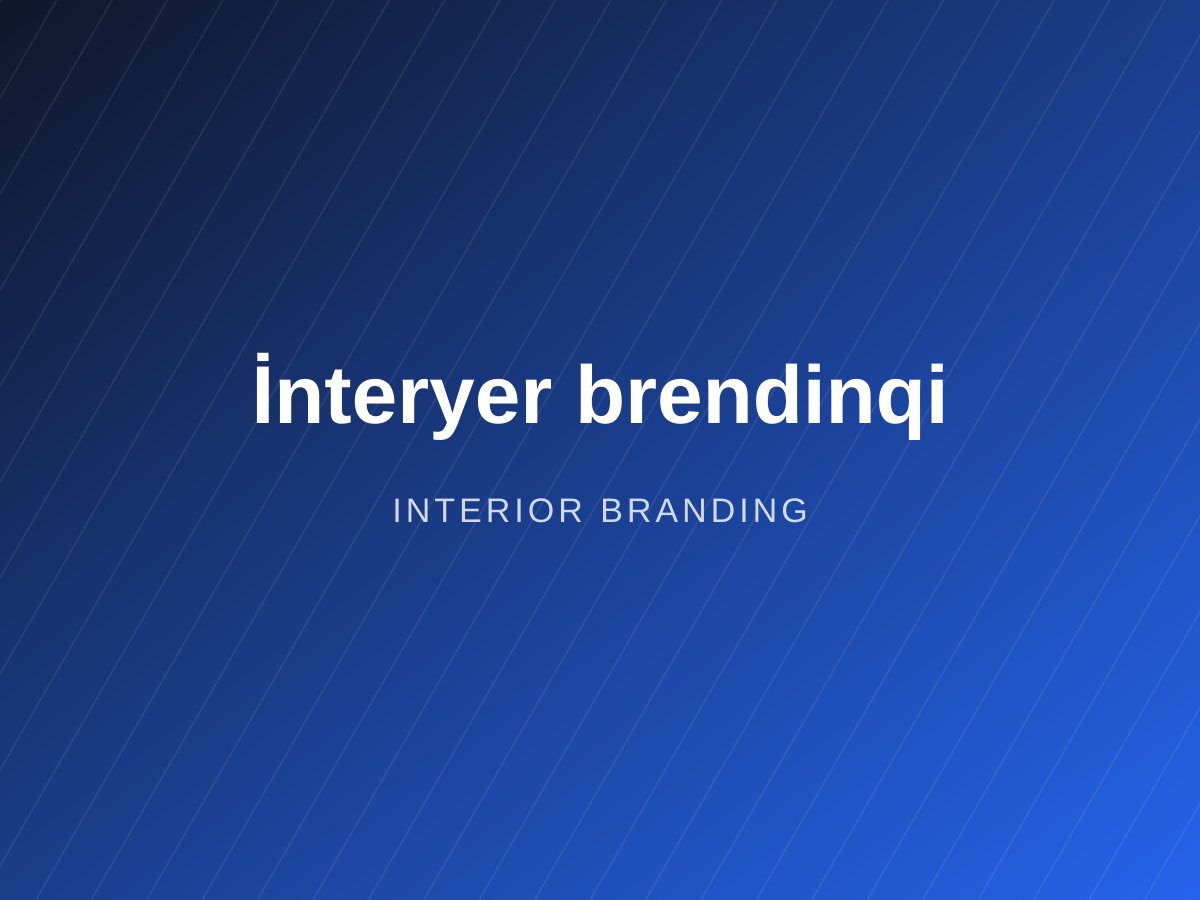 İnteryer brendinqi
