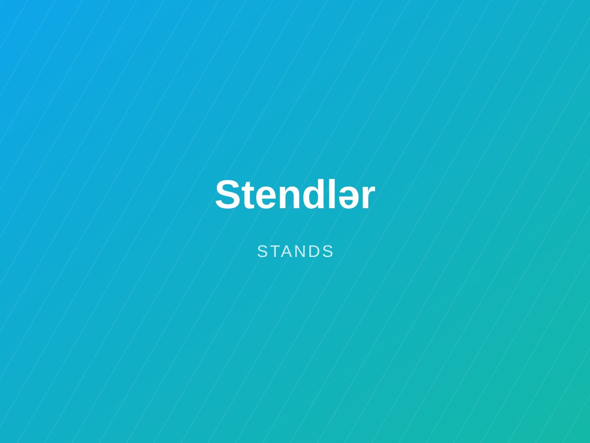 Stendlər